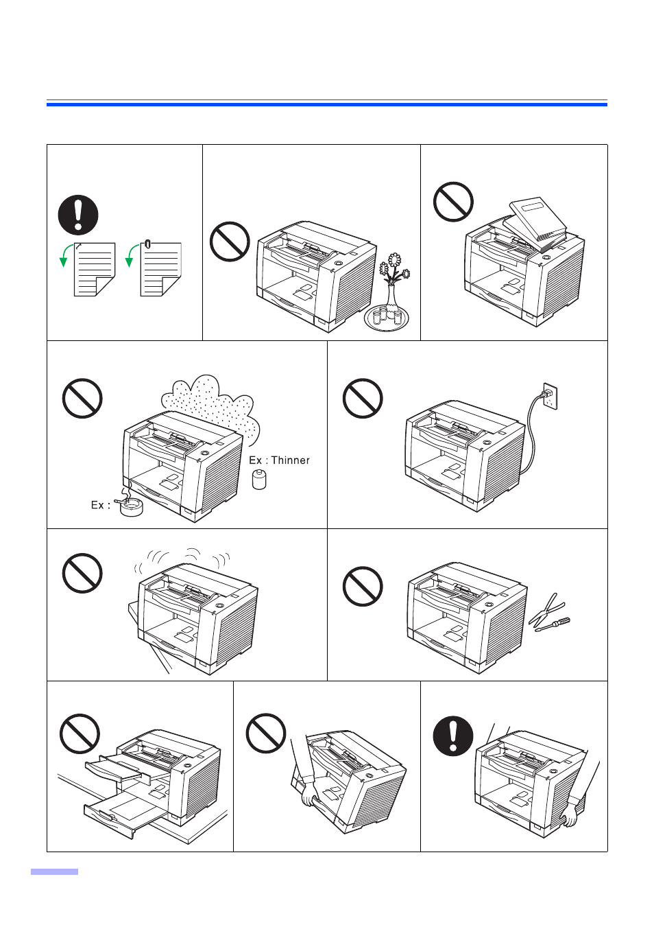 Precautions | Panasonic KV-S2026CU User Manual | Page 10 / 42