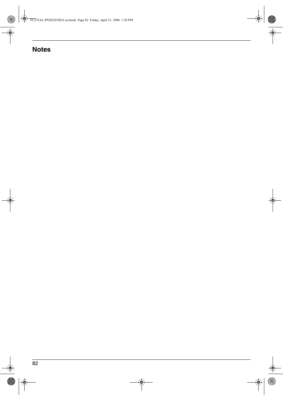 Panasonic KX-FC255AL User Manual | Page 82 / 84