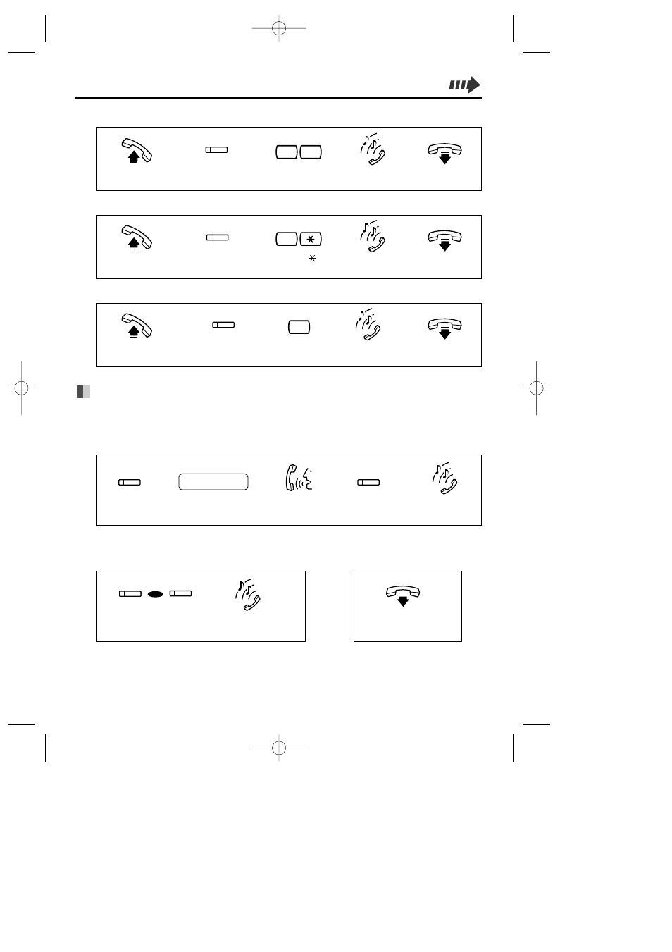 Three-party conversation (conference), Forwarding to an operator, Refusing all calls | Cancelling, Leaving a conference | Panasonic KX-T7431 User Manual | Page 17 / 34