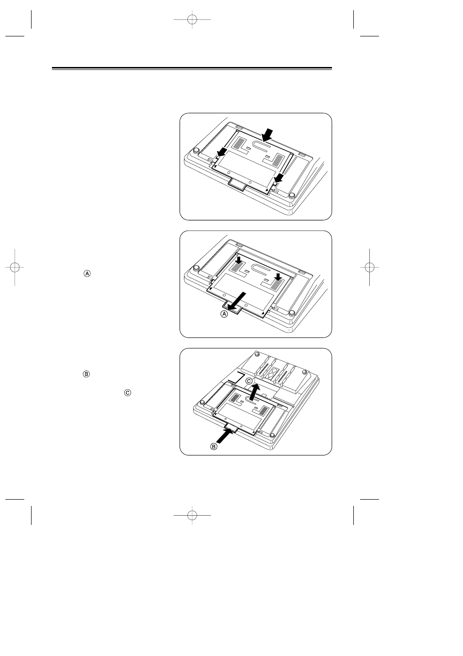 Installing the card holder | Panasonic KX-T7431 User Manual | Page 29 / 34