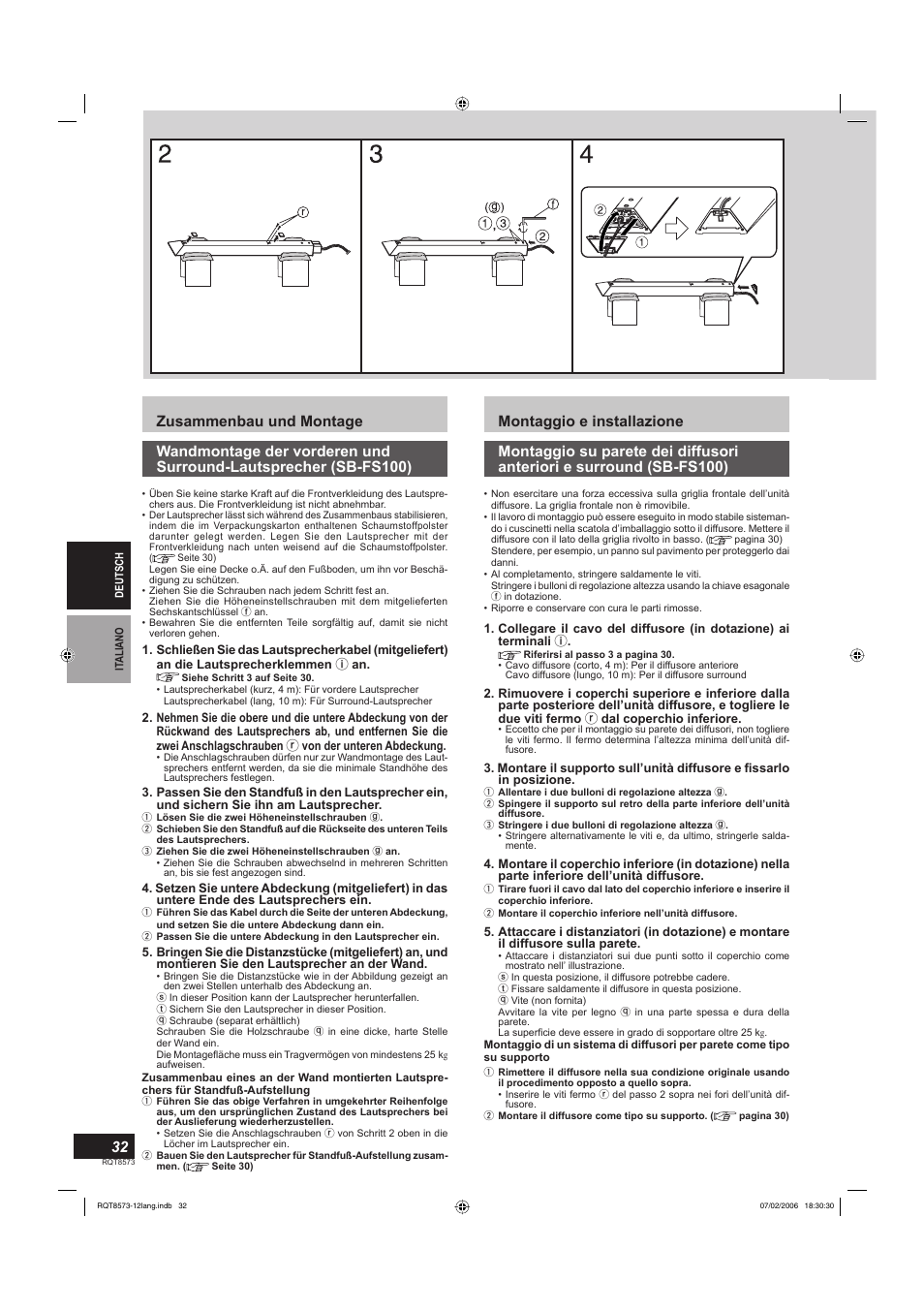 Panasonic SB-TP100 User Manual | Page 32 / 64