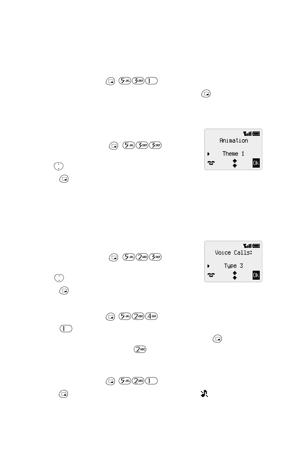 Personalising your phone 15, Add a start-up greeting 15, Displaying animations 15 | Changing the ring tone 15, Disabling all tones 15, Personalising your phone, Add a start-up greeting, Displaying animations, Changing the ring tone, Disabling all tones | Panasonic EB-GD52 User Manual | Page 19 / 52