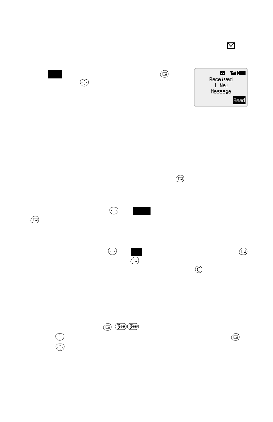 Receiving text messages 24, Message options 24, Using pre-defined messages 24 | Receiving text messages, Message options, Using pre-defined messages, Reply to a message, Delete a message, Edit a message | Panasonic EB-GD52 User Manual | Page 28 / 52