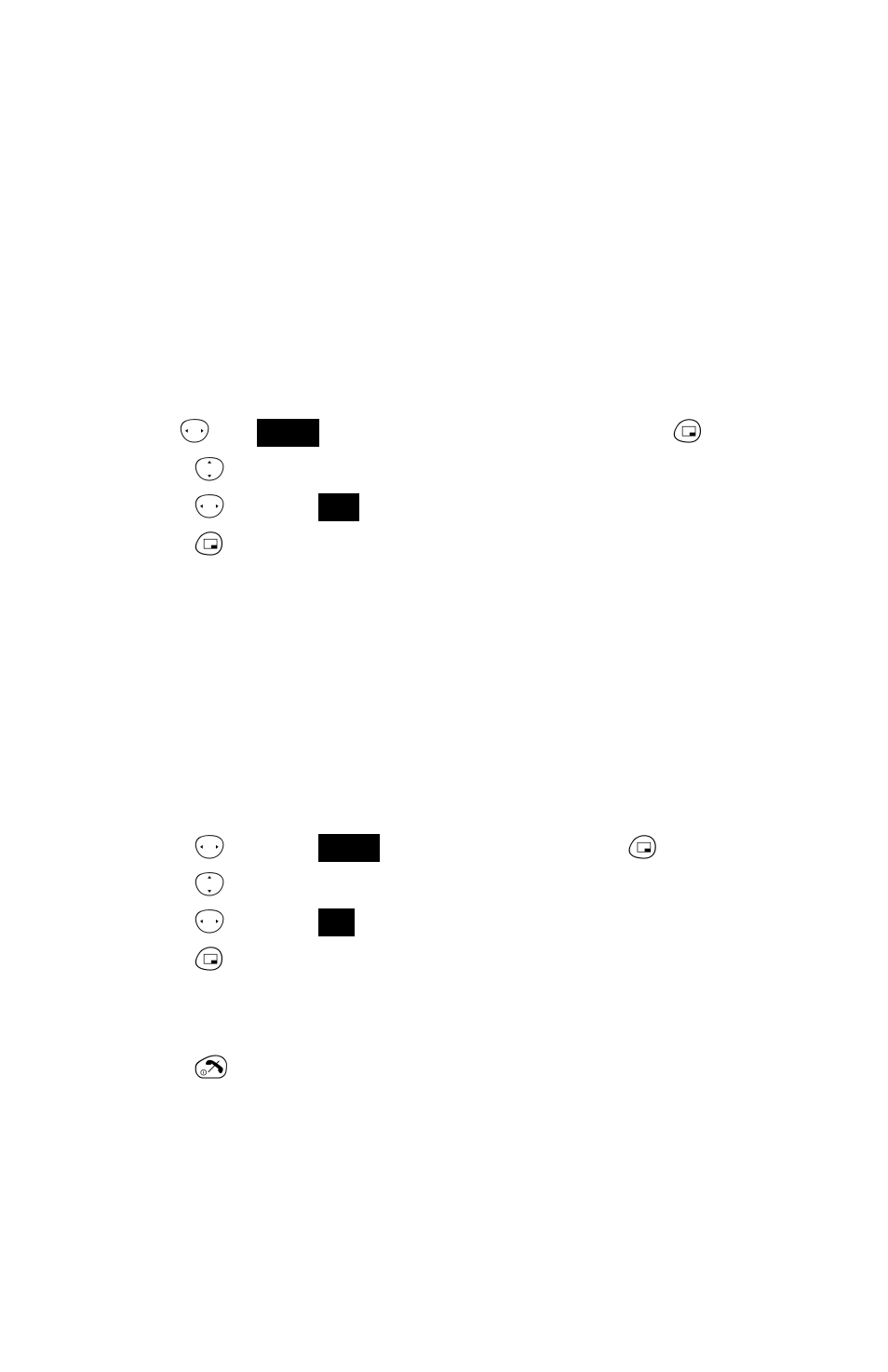 Adding to multi-party, Splitting a multi-party, Ending multi-party calls | Panasonic EB-GD52 User Manual | Page 36 / 52