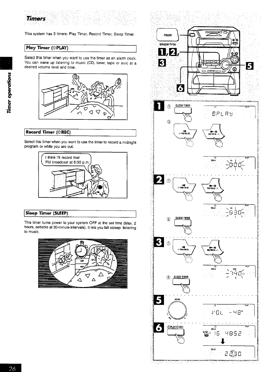 Flb. в в | Panasonic SC-AK15 User Manual | Page 26 / 36