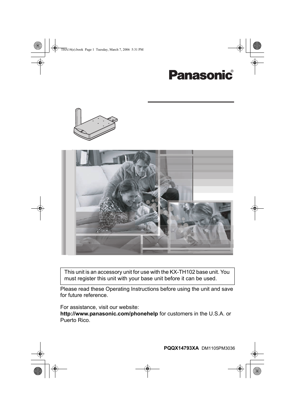 Panasonic KX-THA14 User Manual | 44 pages