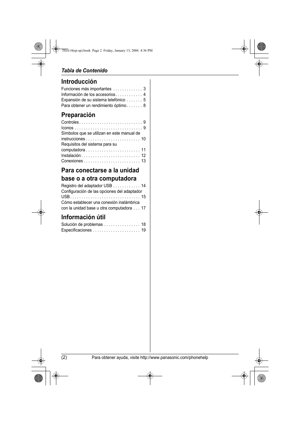 Panasonic KX-THA14 User Manual | Page 27 / 44