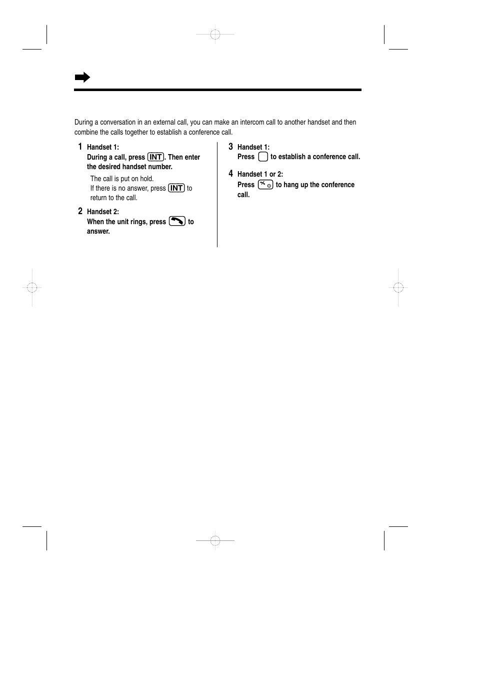 Conference, Intercom | Panasonic KX-TCD735ALM User Manual | Page 100 / 114