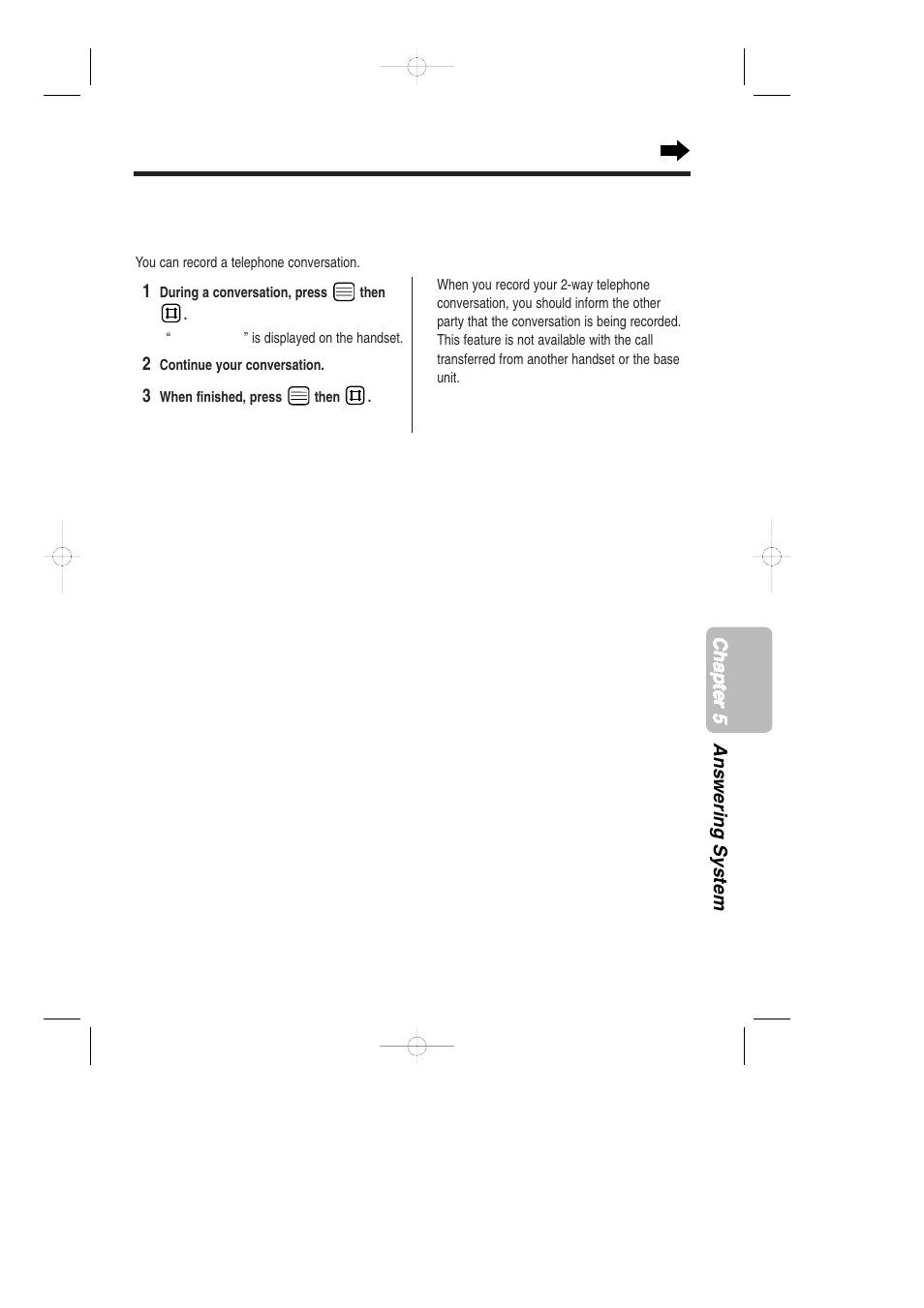 Recording your telephone conversation | Panasonic KX-TCD735ALM User Manual | Page 83 / 114