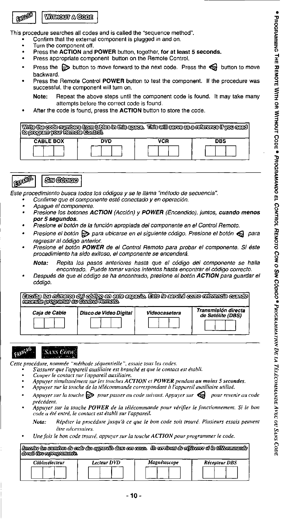 Panasonic EUR511156 User Manual | Page 10 / 10