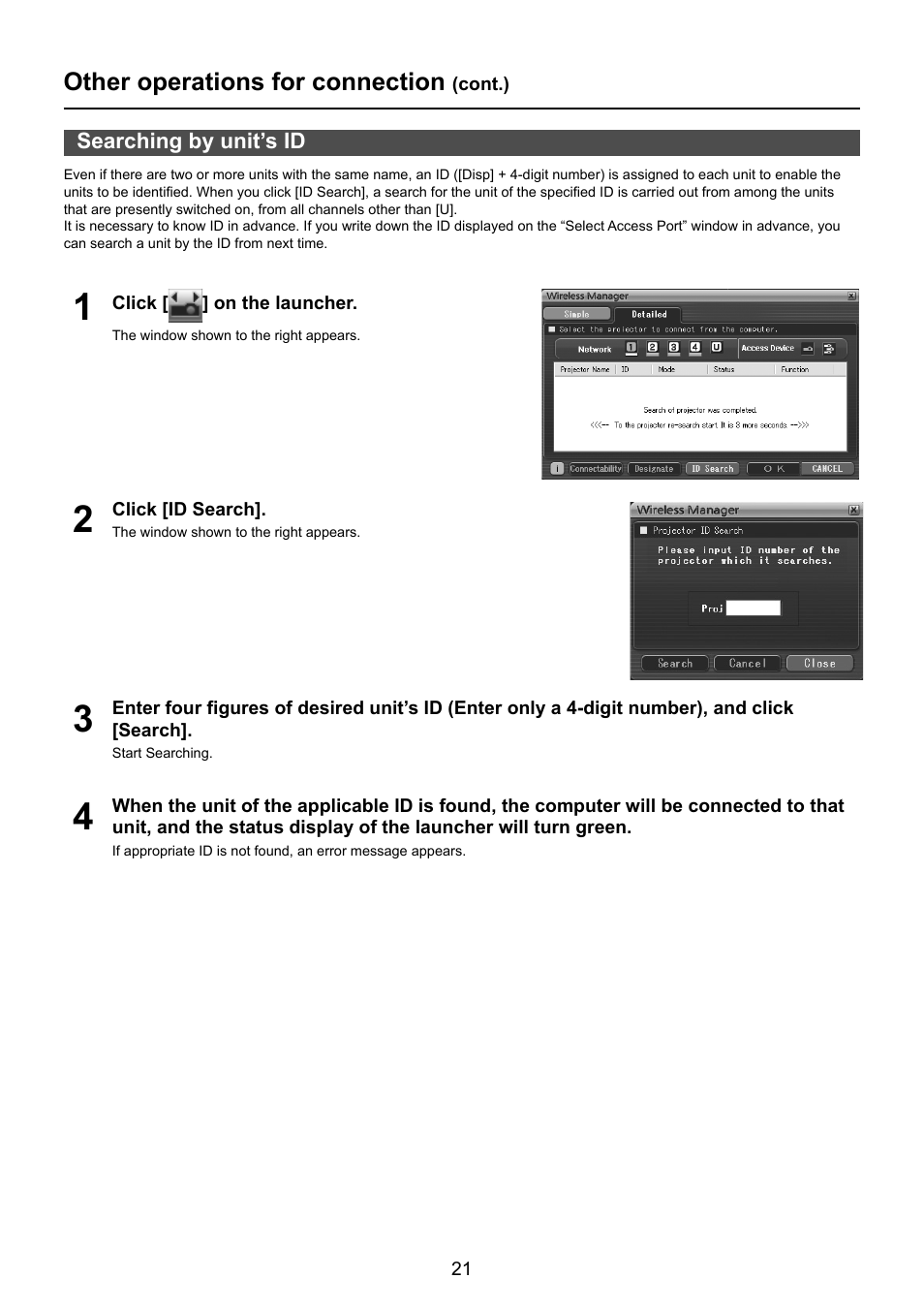 Panasonic TY-FB10WPE User Manual | Page 21 / 64