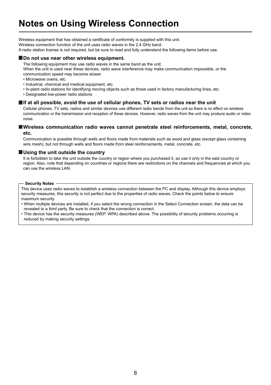 Panasonic TY-FB10WPE User Manual | Page 6 / 64