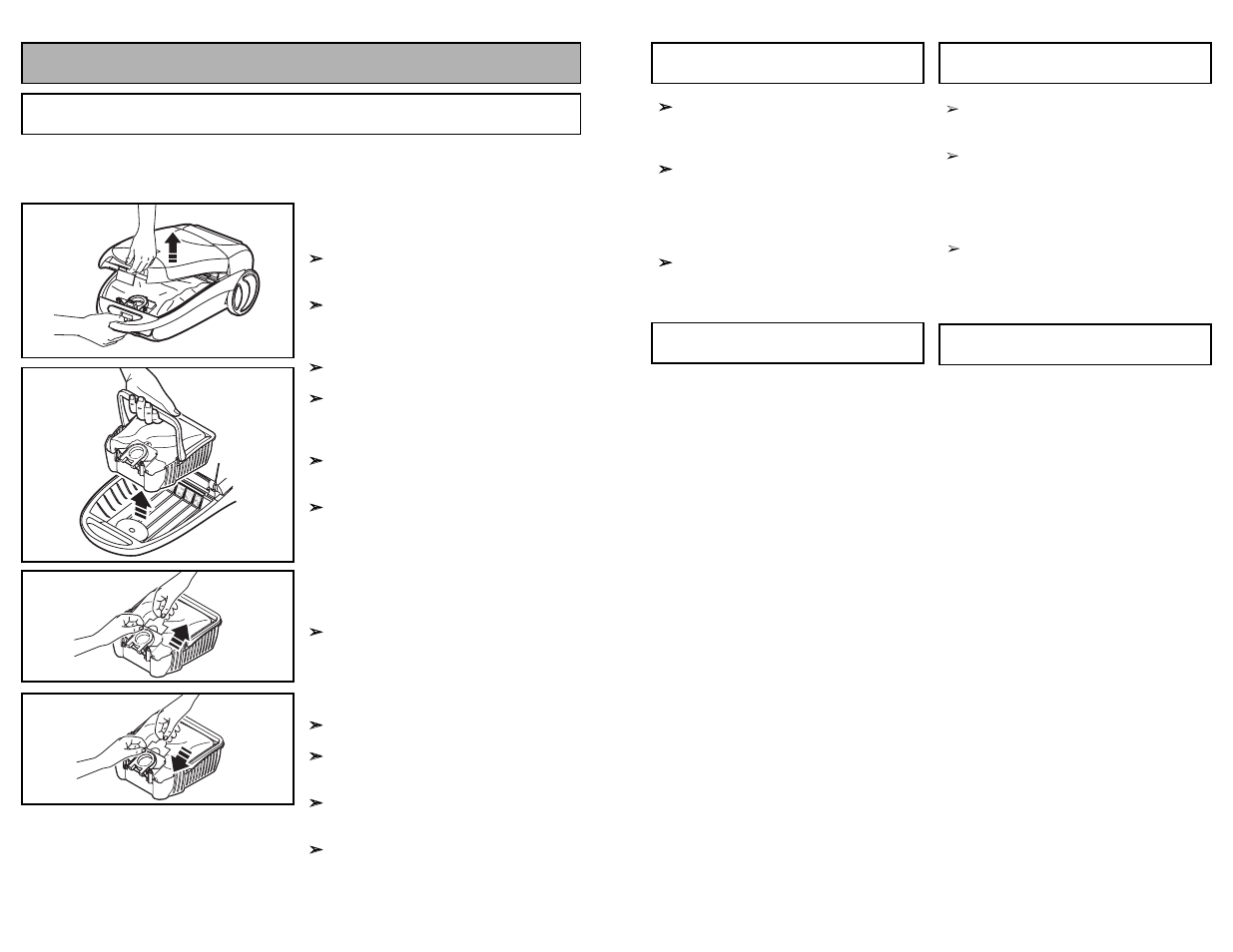 Routine care of vacuum cleaner, Changing dust bag | Panasonic MC-CG983 User Manual | Page 36 / 60