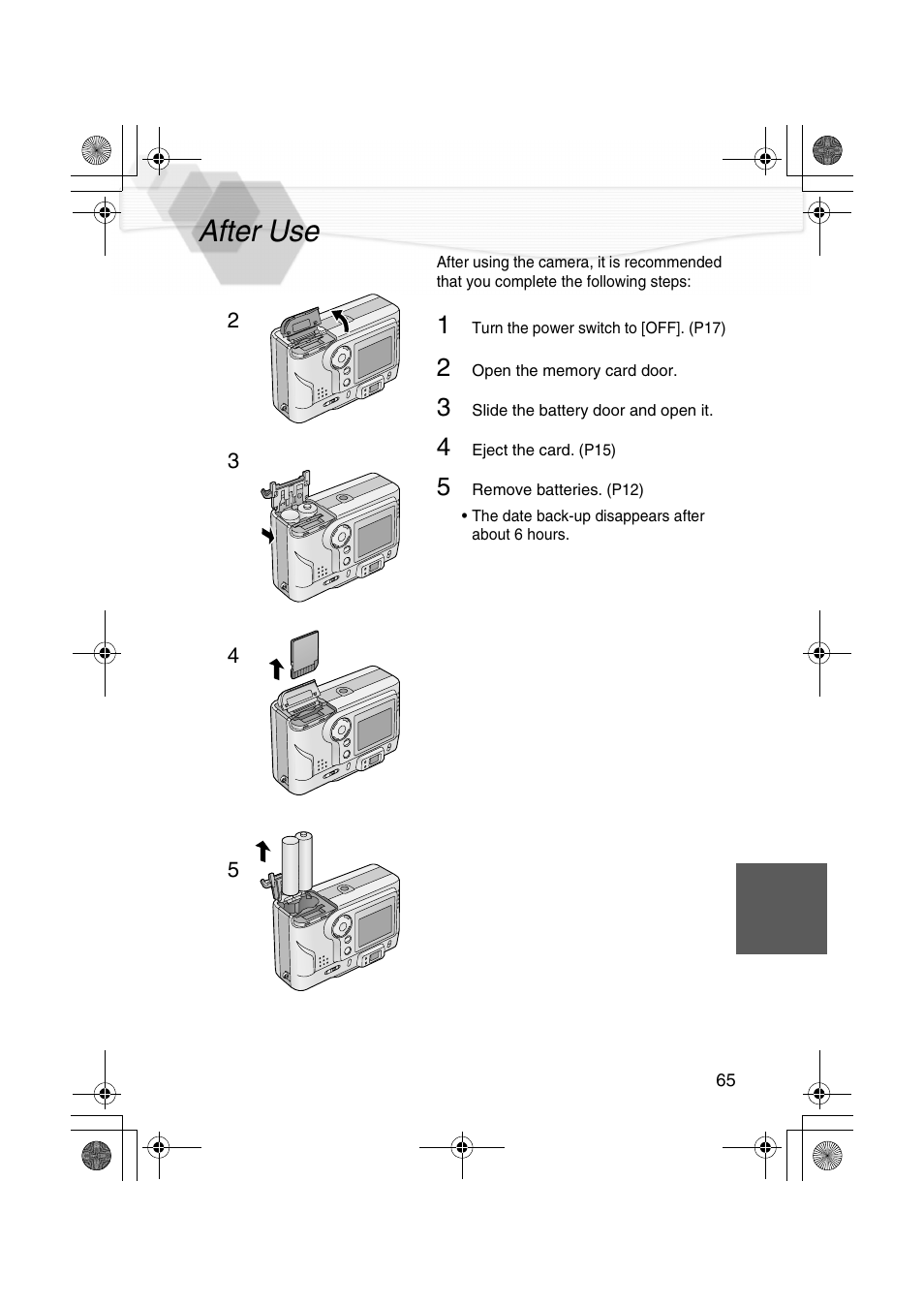 After use | Panasonic DMC-LC20PP User Manual | Page 65 / 84