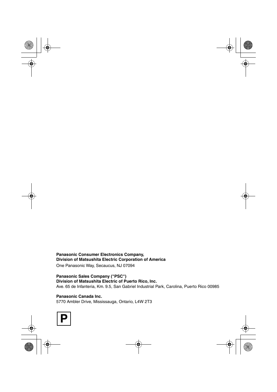 Panasonic DMC-LC20PP User Manual | Page 84 / 84
