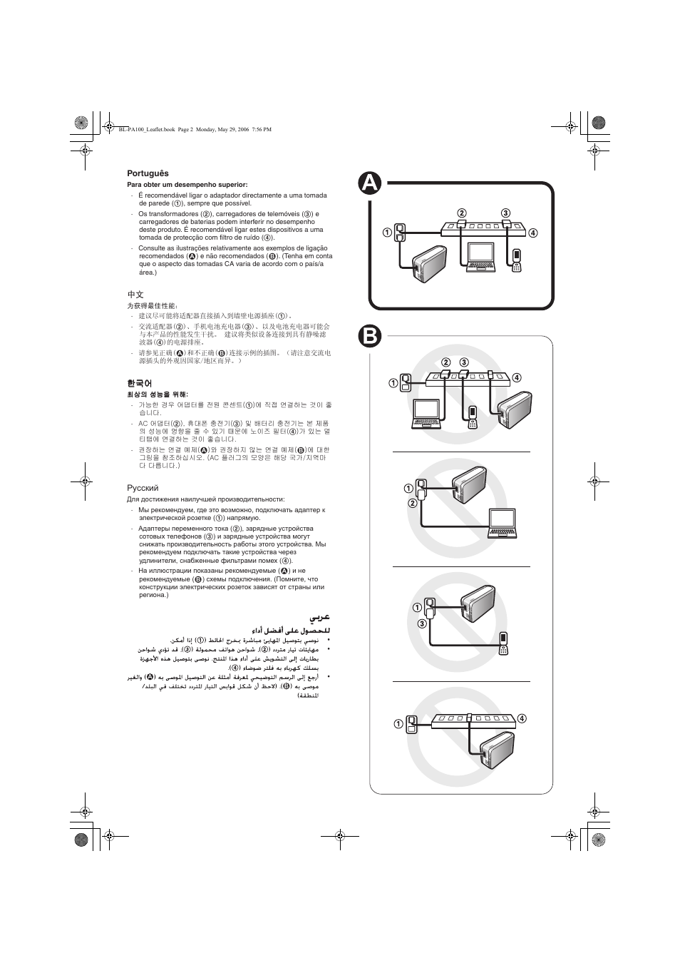 Лз* s ar ns as, Вала з за rns ла/ азз | Panasonic BL-PA100KTCE User Manual | Page 2 / 2