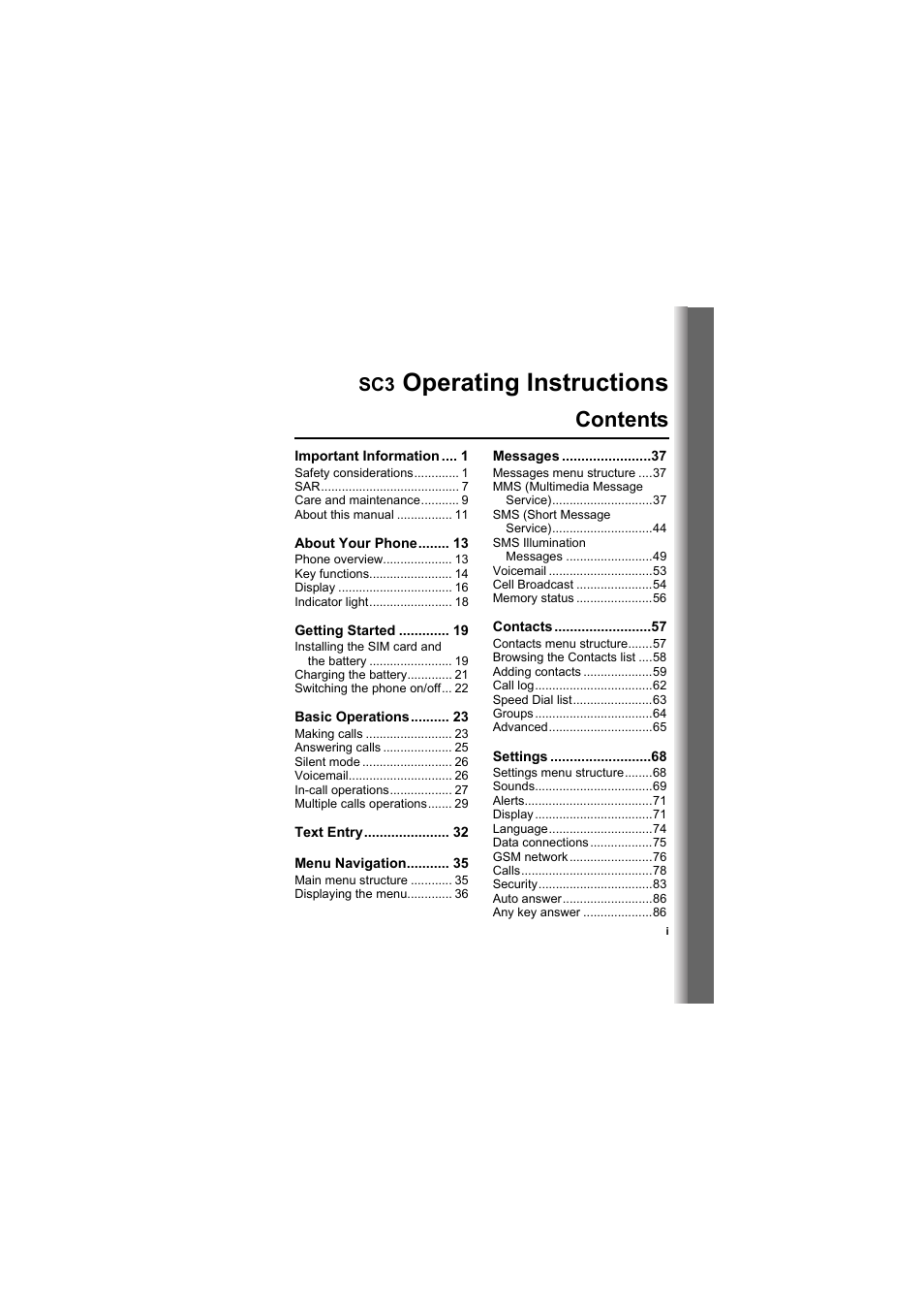 Panasonic EB-SC3 User Manual | Page 2 / 138