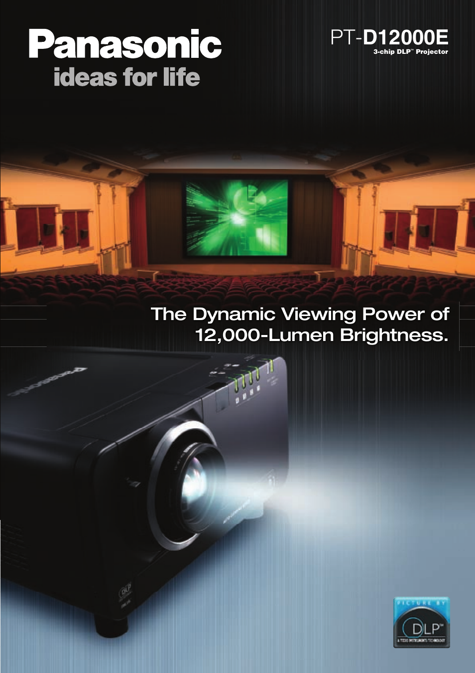 Panasonic PT-D12000E User Manual | 6 pages