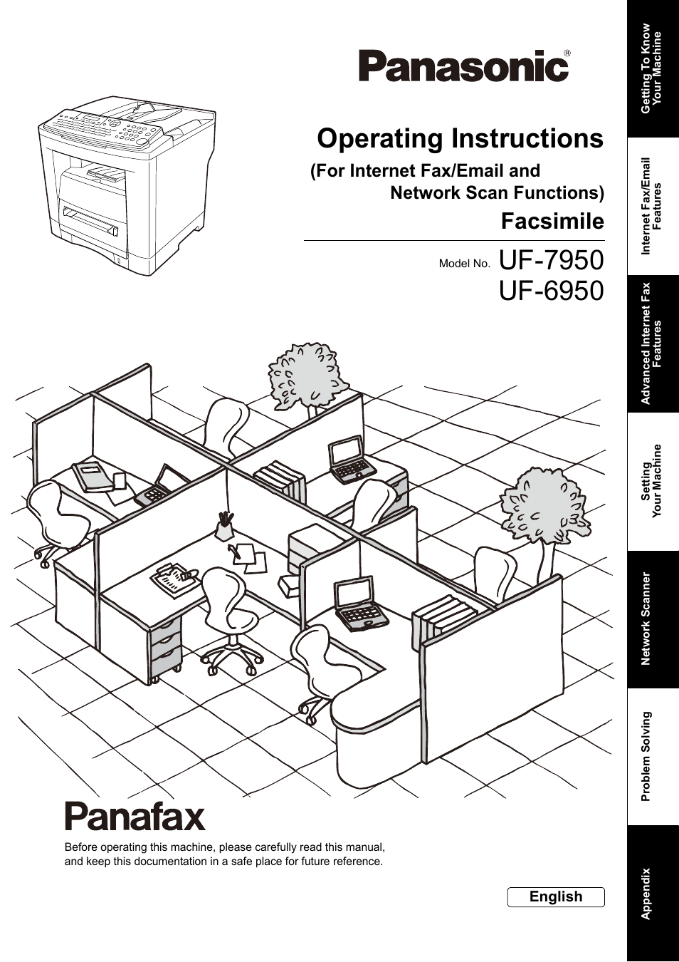 Panasonic Panafax UF-7950 User Manual | 126 pages