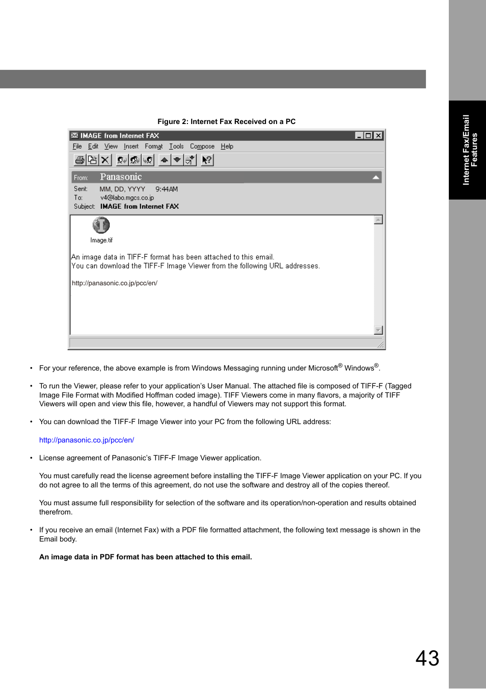 Panasonic Panafax UF-7950 User Manual | Page 43 / 126