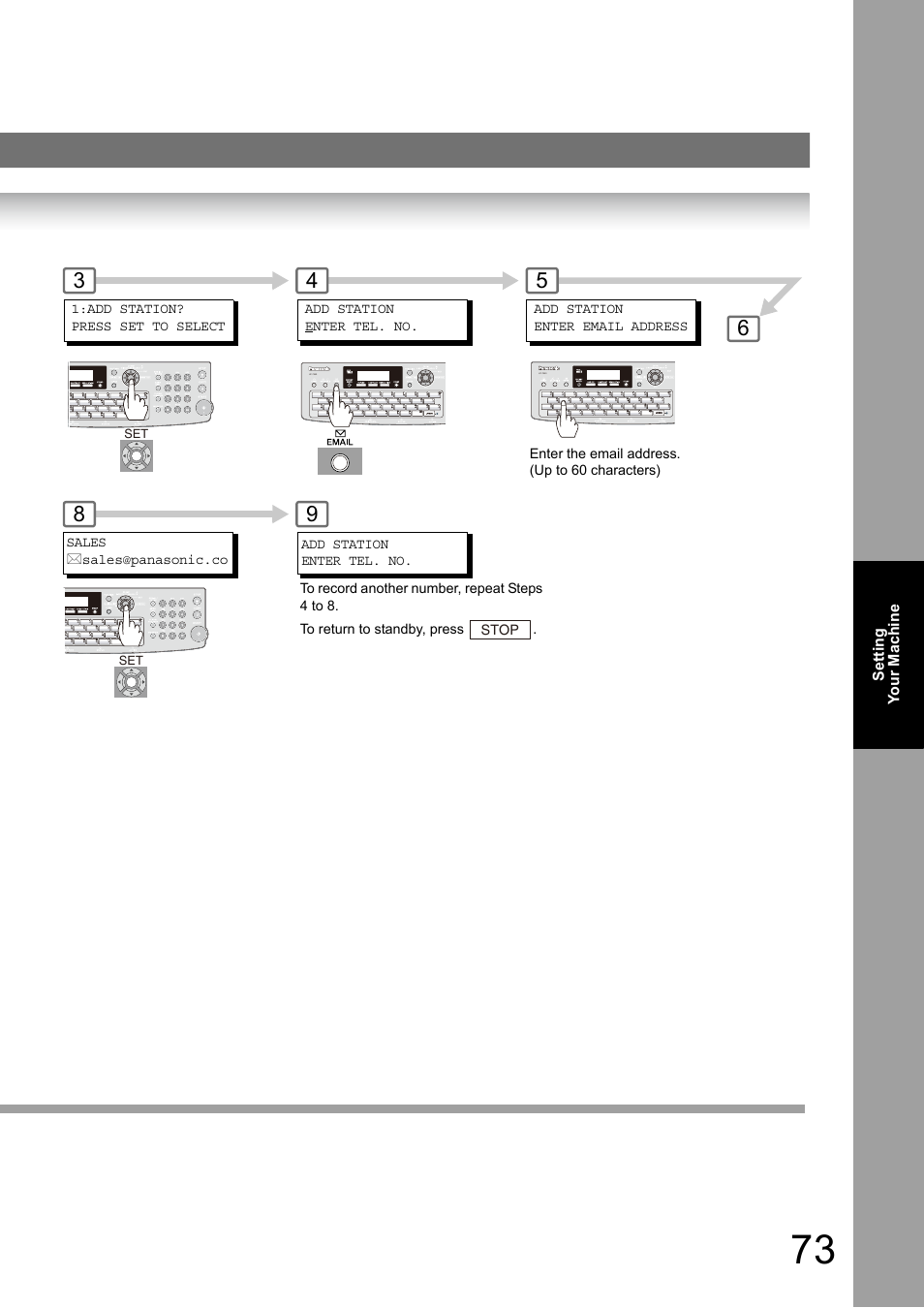 Panasonic Panafax UF-7950 User Manual | Page 73 / 126