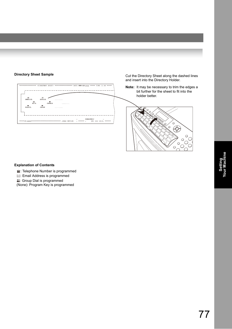 Panasonic Panafax UF-7950 User Manual | Page 77 / 126