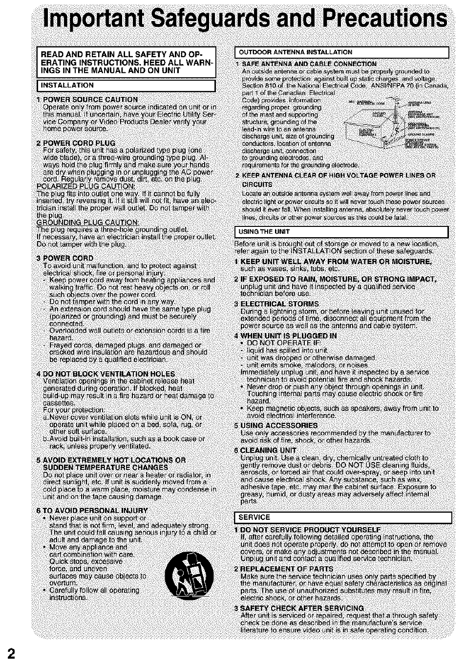 1 ïss, Ё:-ж, Æièâ | 5s g 3, Ф ■ ^tl, Gs g ló, 3 c s s, 2^ ‘л* e, Fczf.ia p, Sögs | Panasonic PV C2063 User Manual | Page 2 / 40
