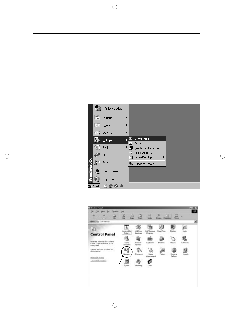 Configuring the computer, Setup of a microsoft, Windows | Computer | Panasonic KX-HGW200 User Manual | Page 20 / 68