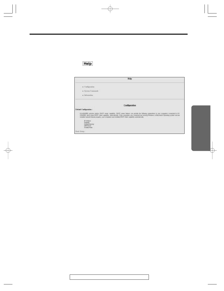 Help | Panasonic KX-HGW200 User Manual | Page 45 / 68