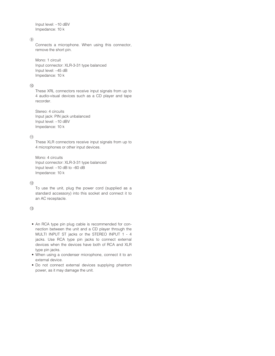 Panasonic WR-XS3P User Manual | Page 10 / 39