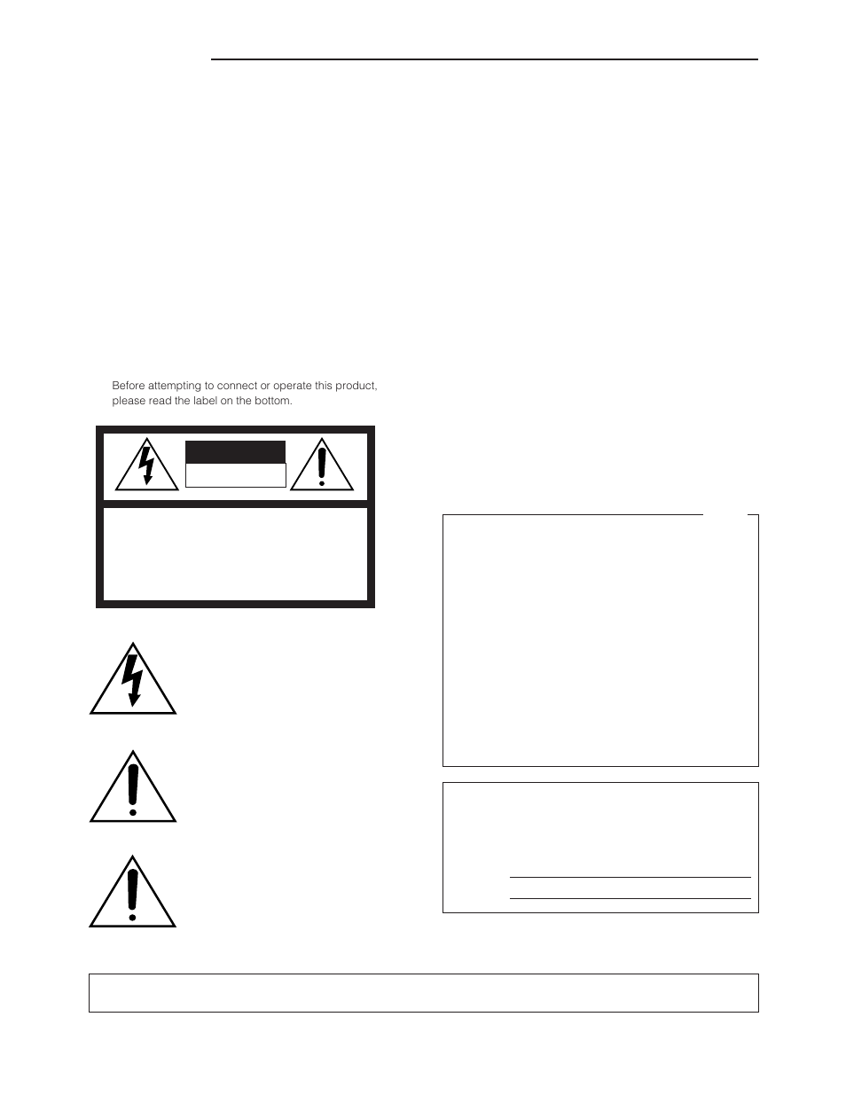 Caution | Panasonic WR-XS3P User Manual | Page 2 / 39