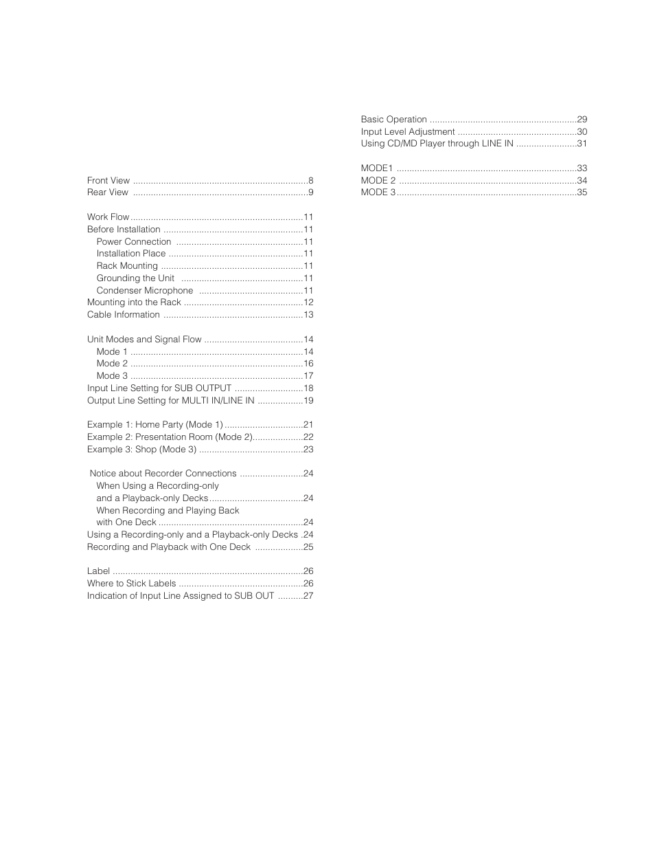 Panasonic WR-XS3P User Manual | Page 5 / 39