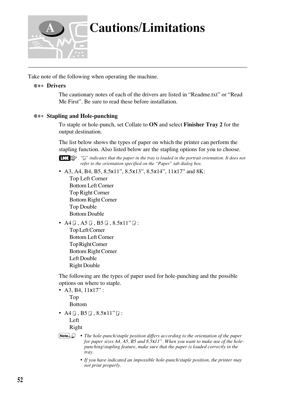 A cautions/limitations | Panasonic DA-MC700 User Manual | Page 62 / 65
