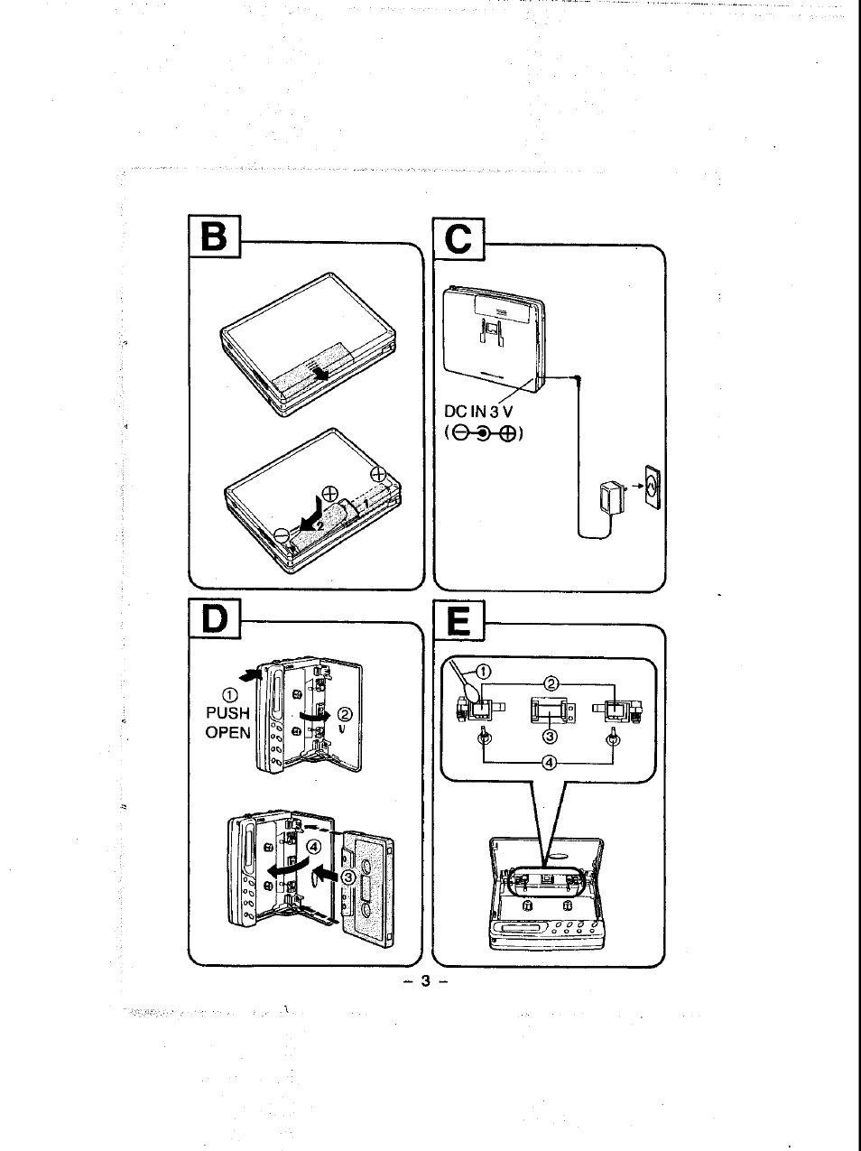 Ы чш | Panasonic RQ-V460 User Manual | Page 3 / 20