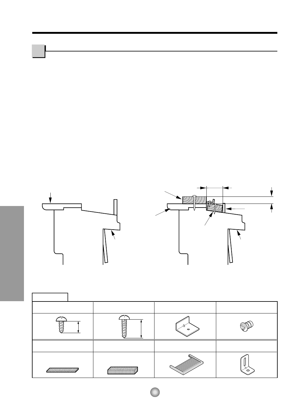 Window requirements, Features and installation, Installation | Panasonic CW-C53GK User Manual | Page 8 / 36