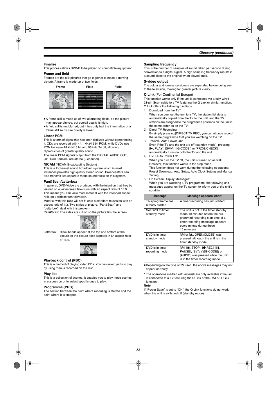 Panasonic DMR-E20 User Manual | Page 88 / 95