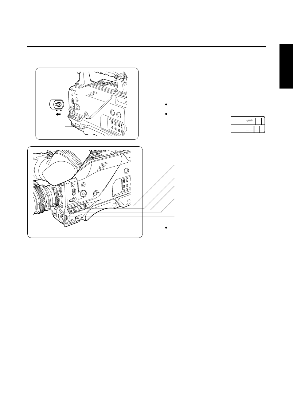 Normal recording, English, Recording methods | Scene-to-scene continuity | Panasonic AG-DVC 200E User Manual | Page 27 / 44