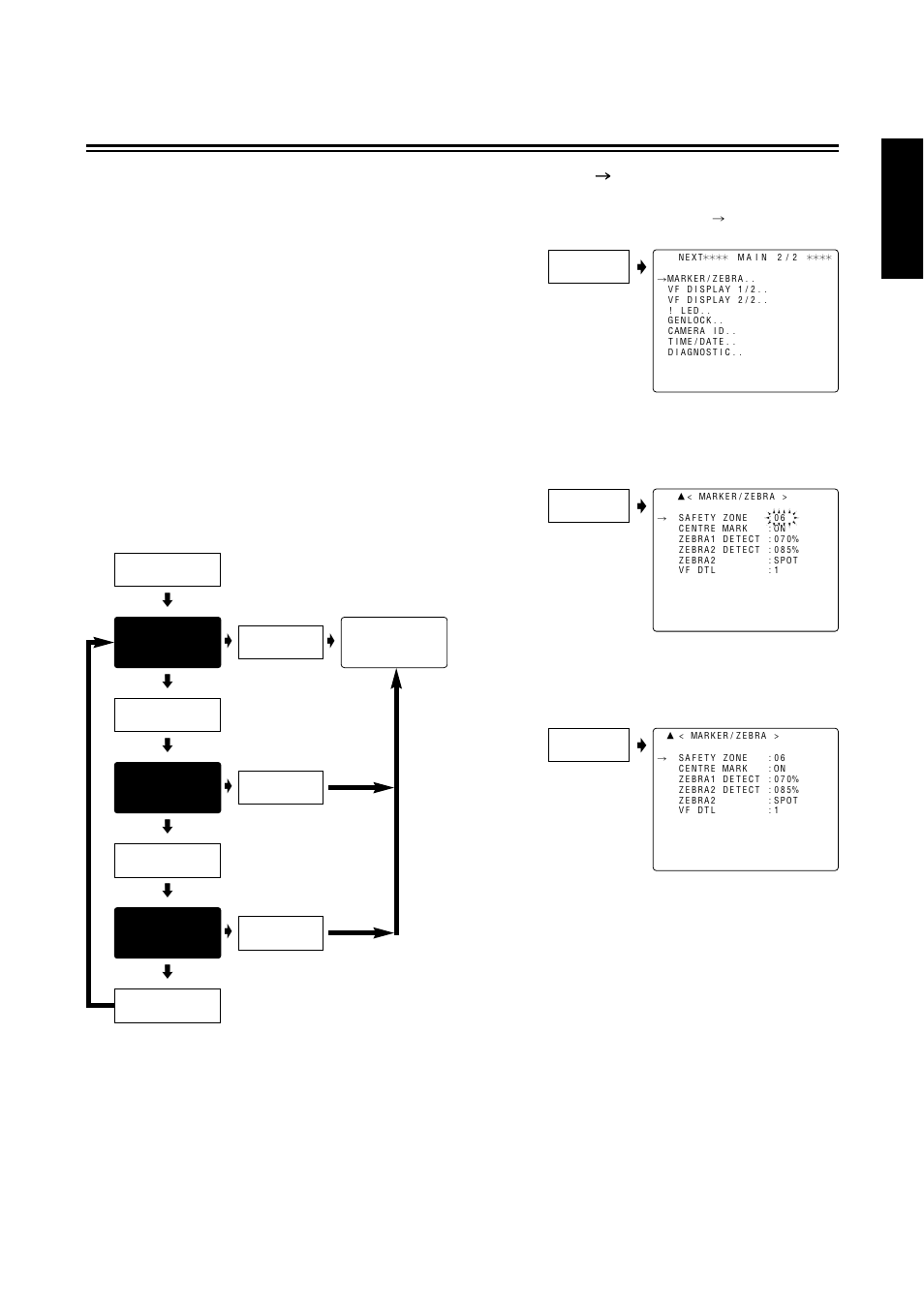 Menu operations, English | Panasonic AG-DVC 200E User Manual | Page 31 / 44