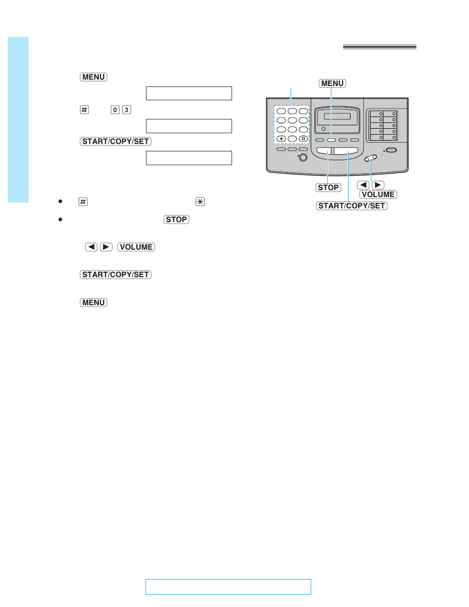 Setting your facsimile telephone number, Quick start | Panasonic KX-FP195 User Manual | Page 14 / 80