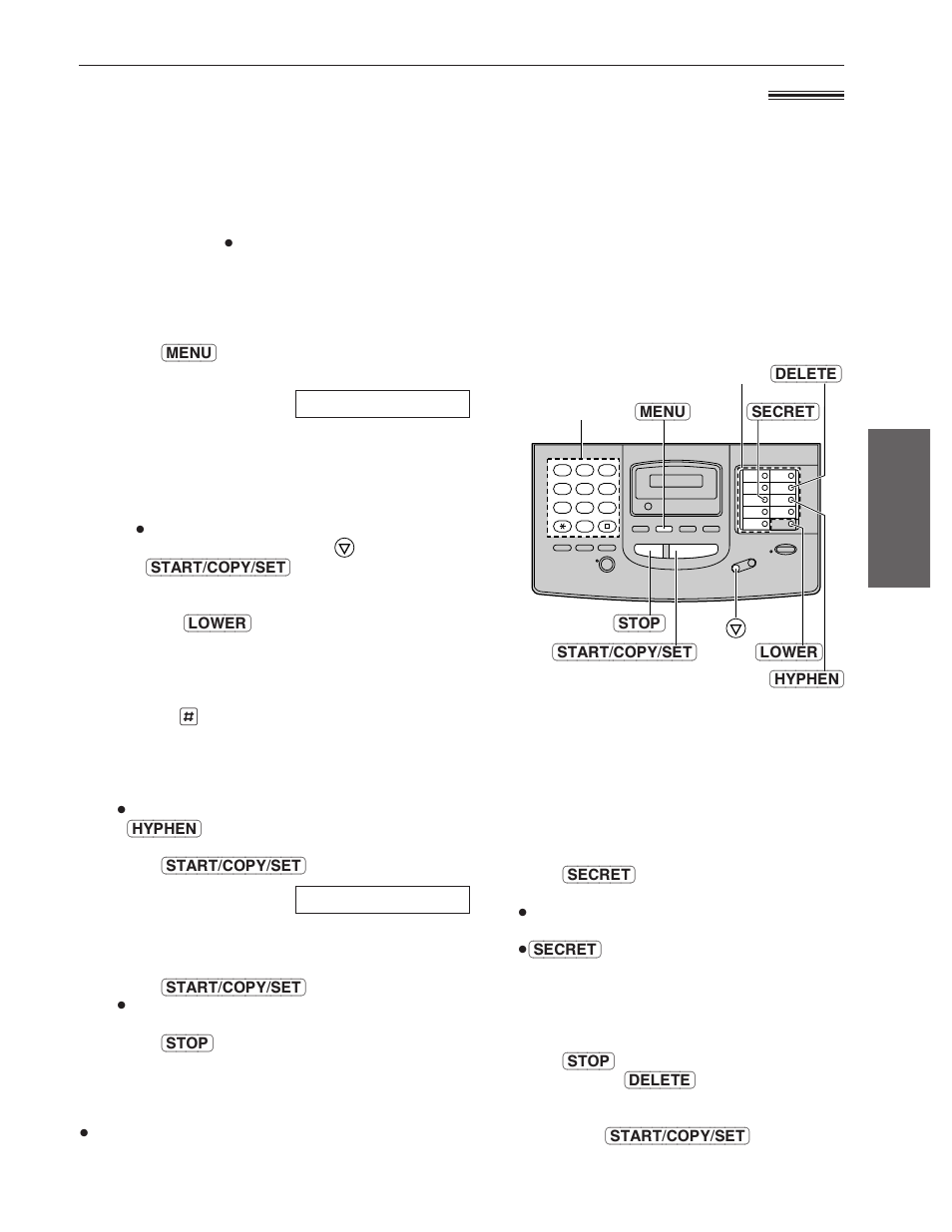 Automatic dialing, Storing phone numbers for automatic dialing | Panasonic KX-FP195 User Manual | Page 27 / 80