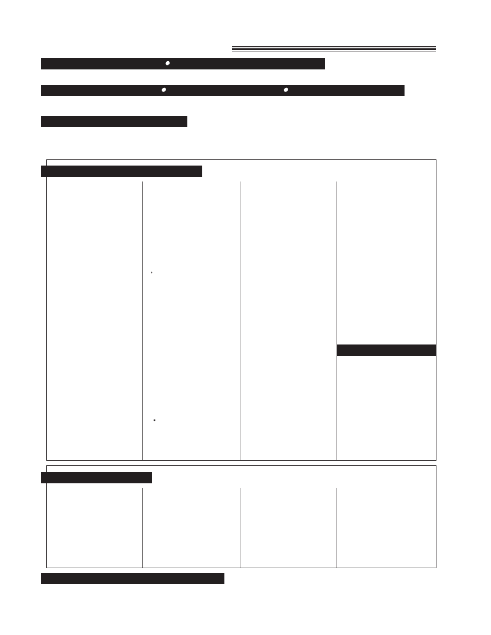 Service center directory, Operation assistance, Fax advantage program | Product information, Literature requests, Dealer locations, Accessory purchases, Authorized servicenters, Repair inquiries parts distribution locations | Panasonic KX-FP195 User Manual | Page 72 / 80