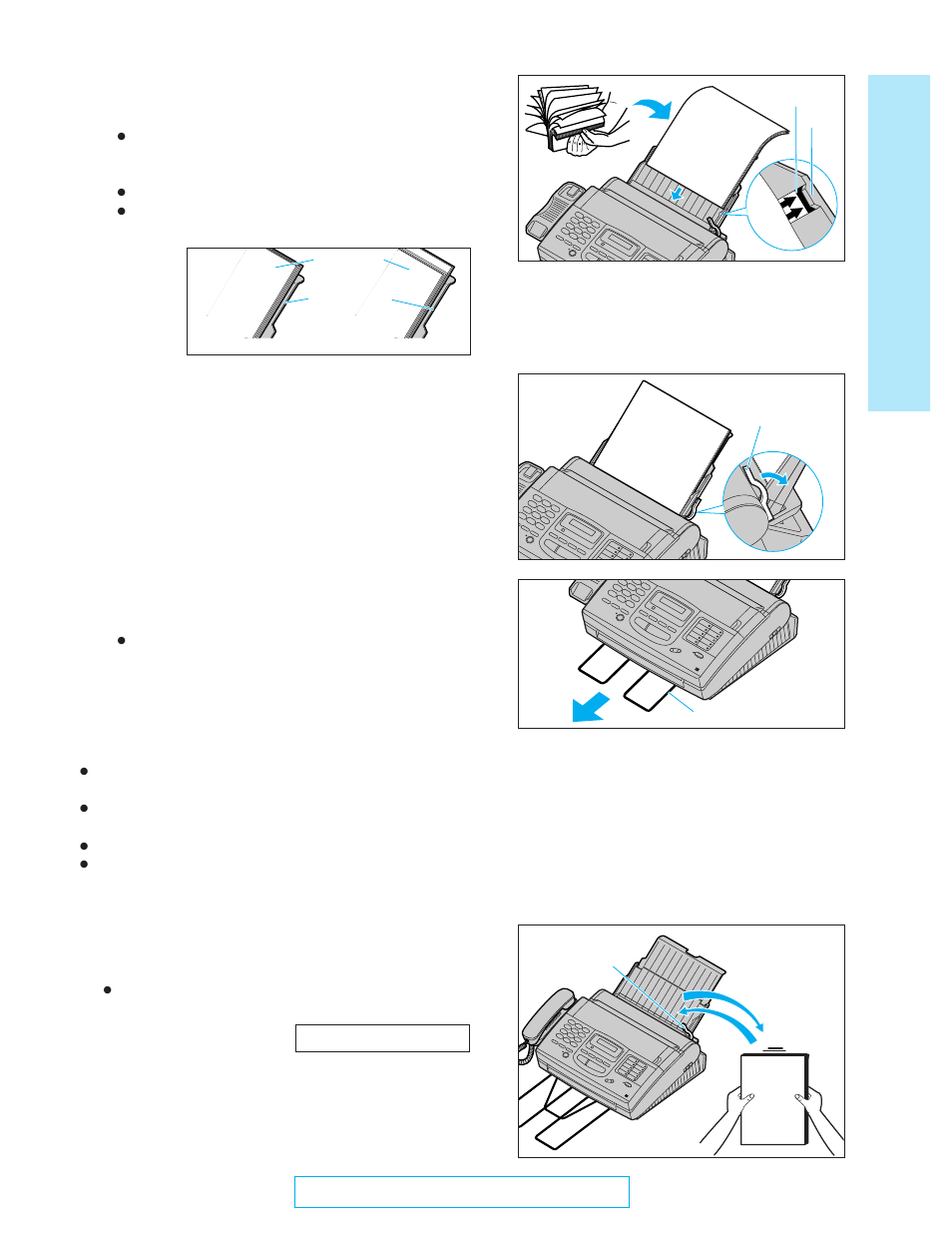 Quick start | Panasonic KX-FP195 User Manual | Page 9 / 80