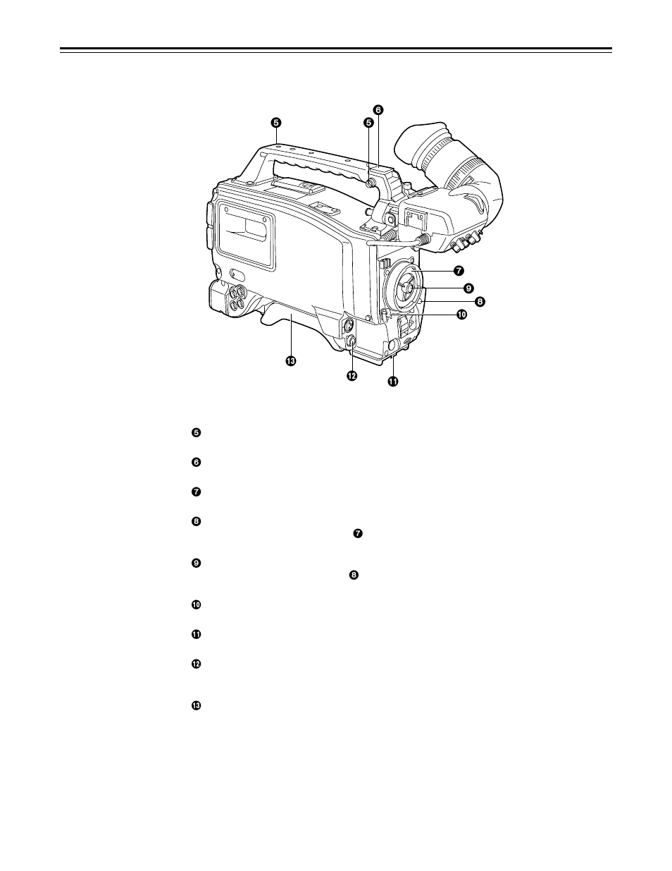 Controls and their functions | Panasonic AJ-D610WBp User Manual | Page 11 / 160