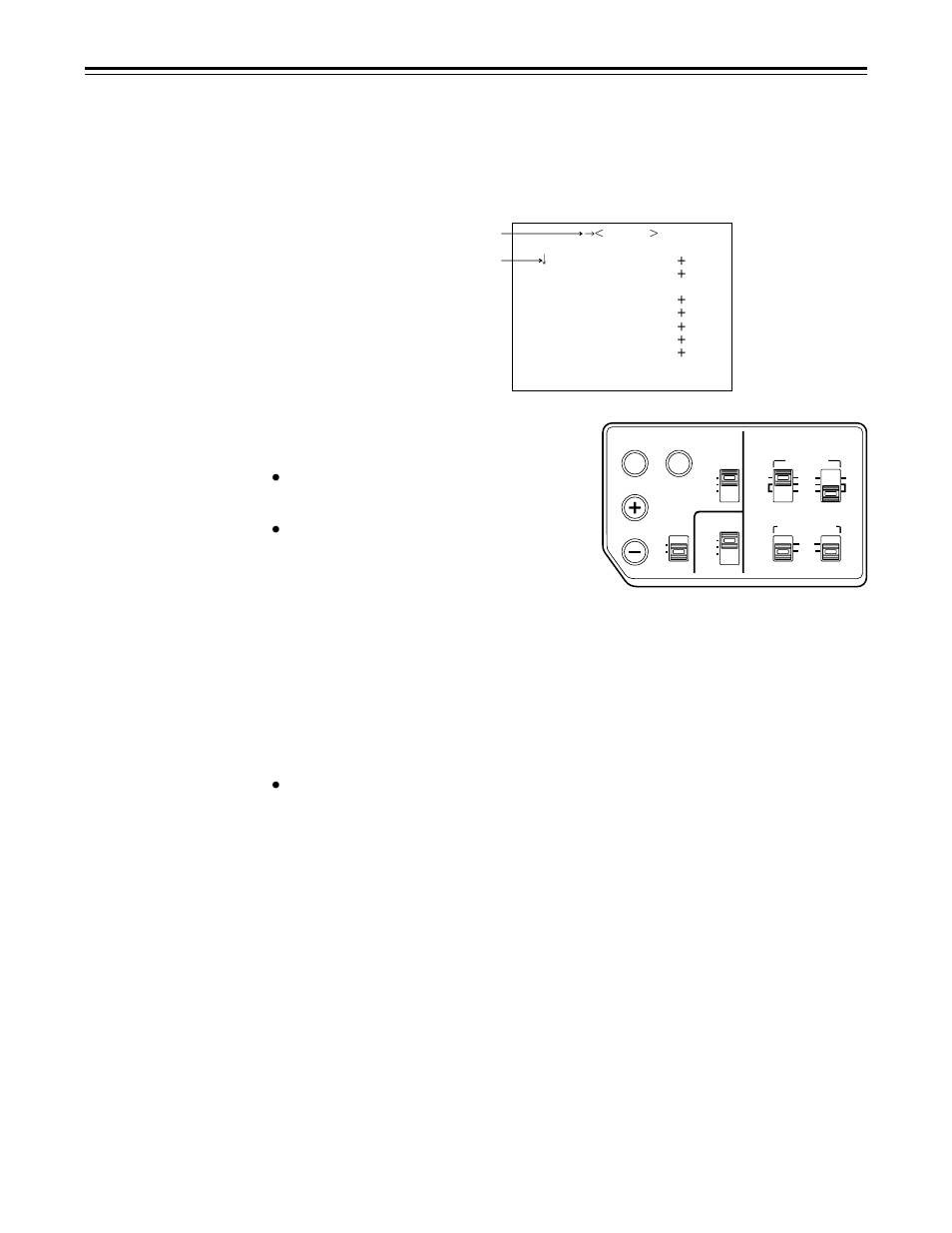Displaying menus on the viewfinder screen, Operations on sub menus, Selecting the desired item | Changing the settings, Changing the on/off selection, Returning to the default settings, Quitting the menu | Panasonic AJ-D610WBp User Manual | Page 54 / 160