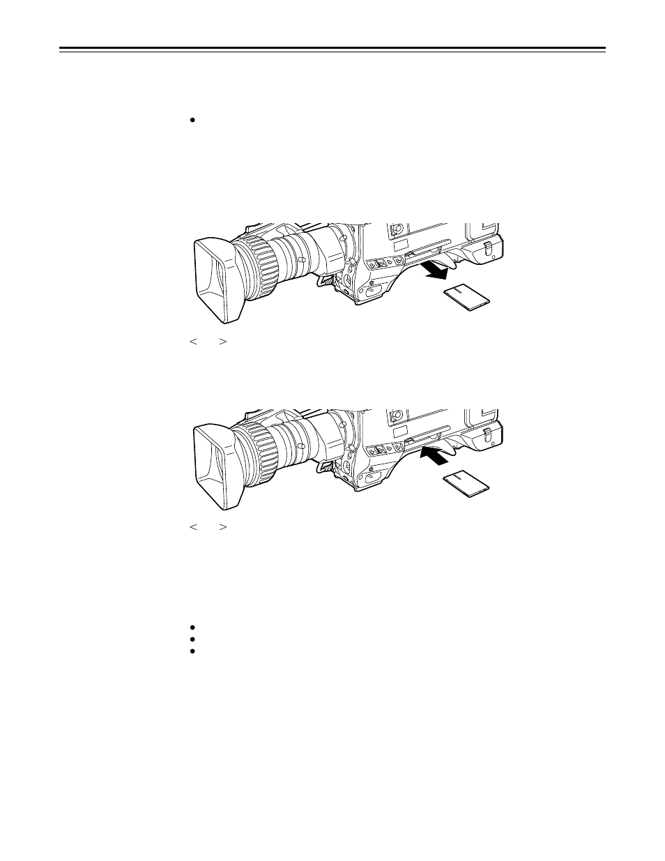 87 – setup card operations, Setup card handling | Panasonic AJ-D610WBp User Manual | Page 87 / 160
