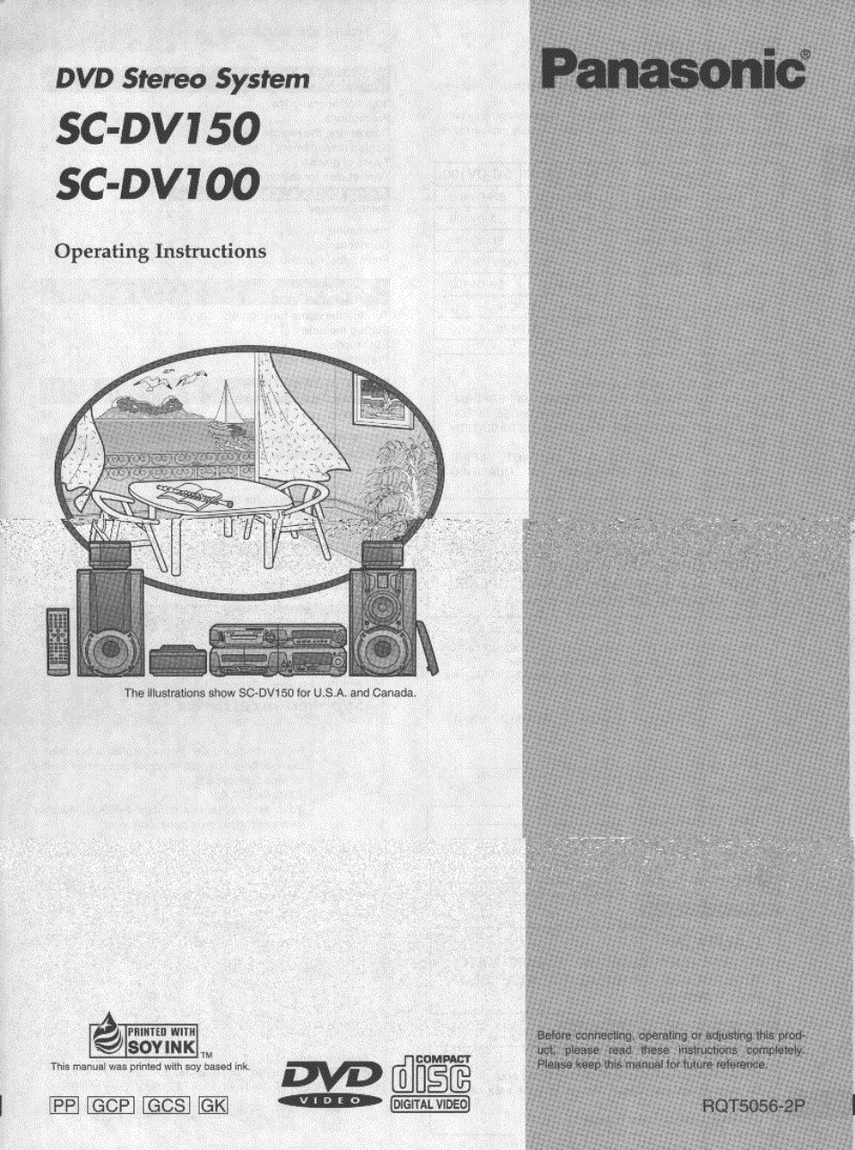 Panasonic SC-DV100 User Manual | 68 pages