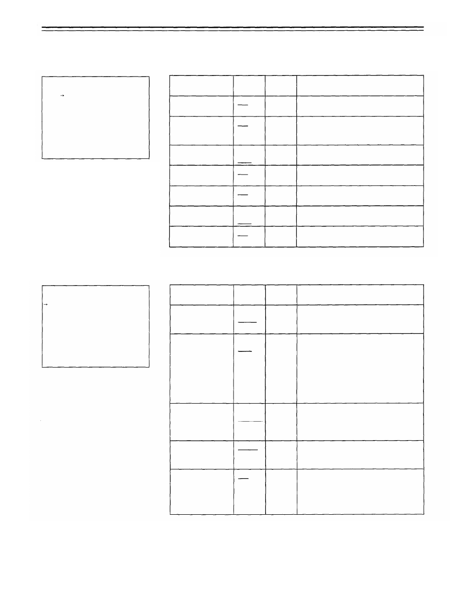 Setting menu screens, Function 1/5 screen, Function 2/5 screen | Panasonic AJ-D700P User Manual | Page 108 / 136