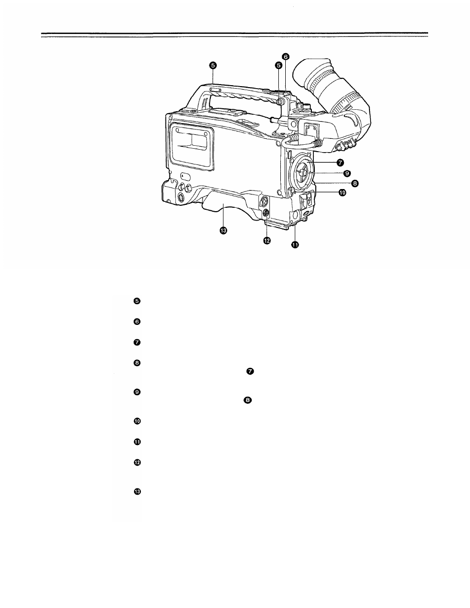 Accessory mounting section | Panasonic AJ-D700P User Manual | Page 11 / 136