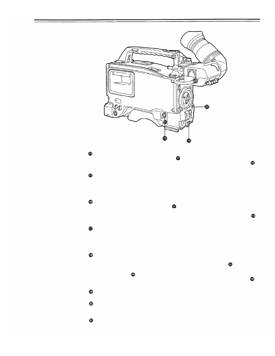 Audio function section, Controls and their functions | Panasonic AJ-D700P User Manual | Page 12 / 136