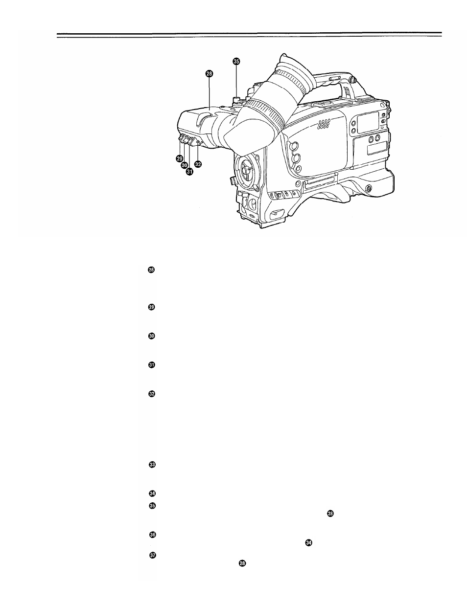 Shooting (recording)/playback function section | Panasonic AJ-D700P User Manual | Page 14 / 136